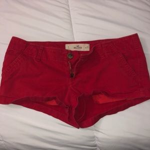 Red Hollister Shorts